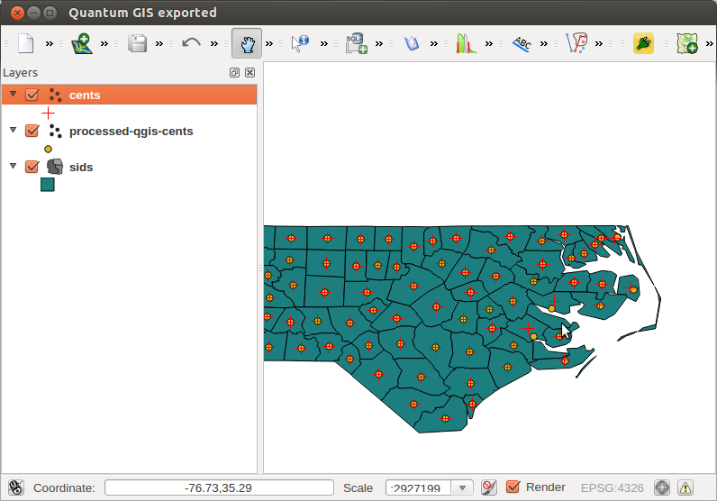 QGIS generated polygons