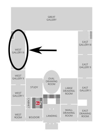 Wallace Collection West Gallery III plan