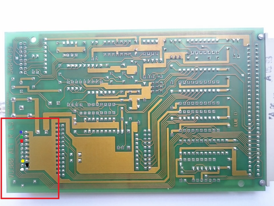 bottom of graphic card monitor socket