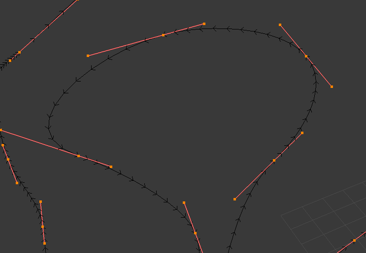 smooth bezier curve