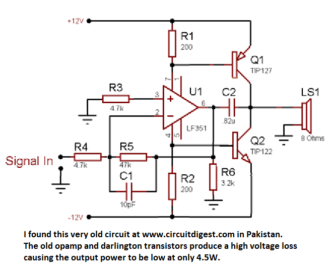 4.5W amplifier