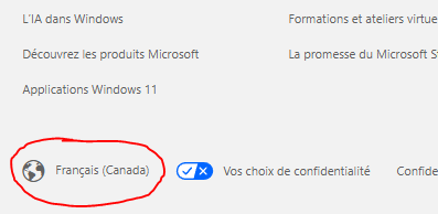 region switcher on microsoft.com website