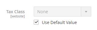 Using default value